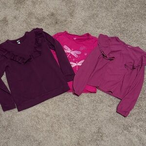 Carter's Purple and Pink Long Sleeve Tops Set